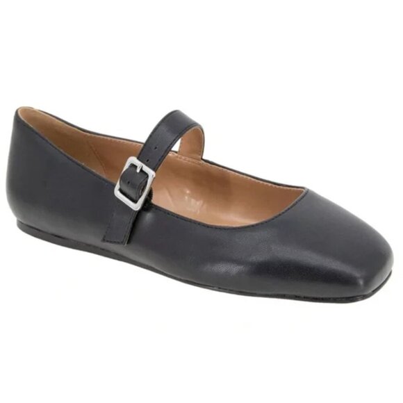 NWT BCBGeneration Black Harpin Mary Jane Flats, Size - Picture 1 of 10